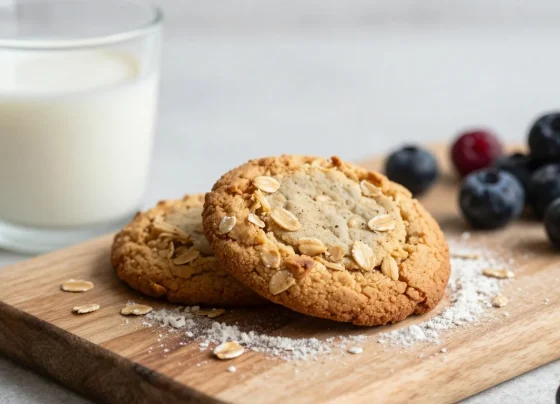μπισκότα βρώμης πρωτεΐνης