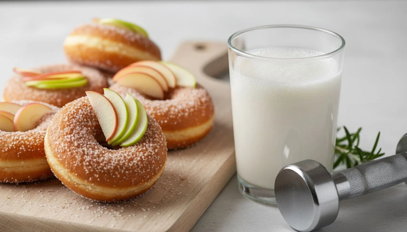 Fitness Συνταγή: Baked Doughnuts με Μήλο και Κανέλα