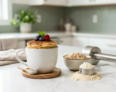 featured prwteiniko mug cake xwris zaxarh gia grammwsh kai 25647306