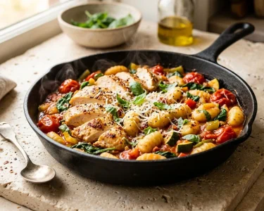 One-Pan Gnocchi με Κοτόπουλο για Γράμμωση