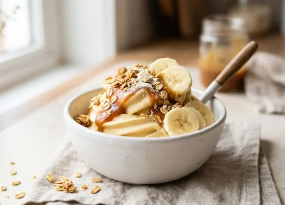Πρωτεϊνικό παγωτό banoffee με υψηλή πρωτεΐνη